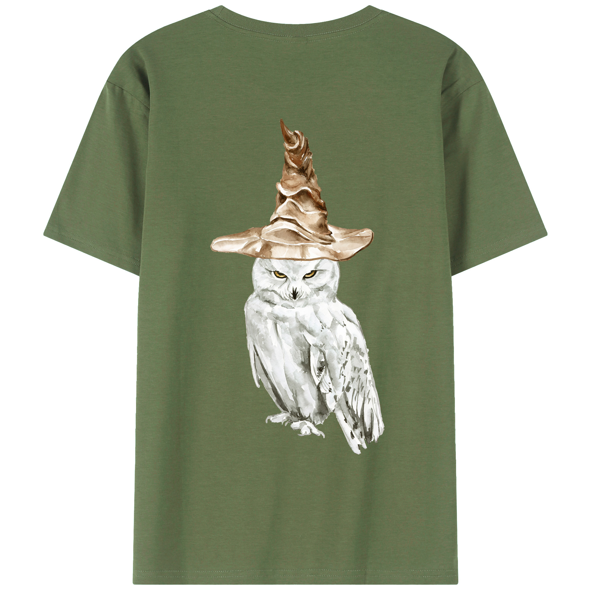 （画像用） Harry Potter ハリー・ポッターシリーズ 綿100％ メンズ半袖Tシャツ（バックプリント） 通気性